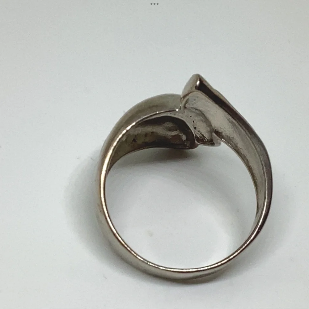 Spiral 925 Sterling Wrap Ring Sz 8 Vintage